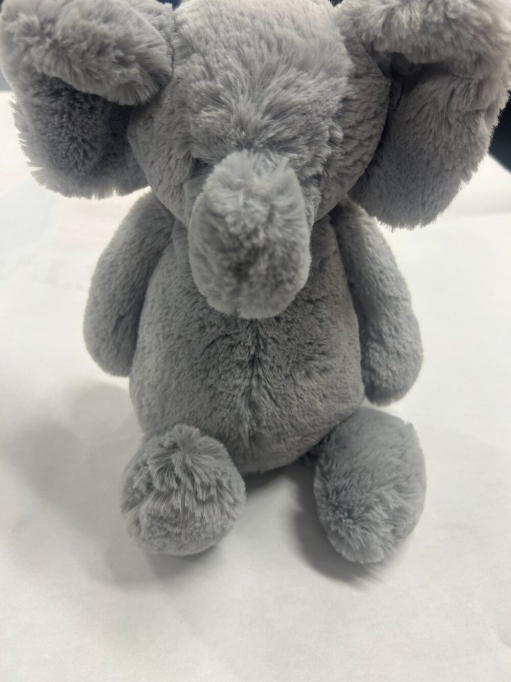 Jellycat Bashful Elephant Gray Medium 12" Plush Stuffed Animal - Picture 2 of 12
